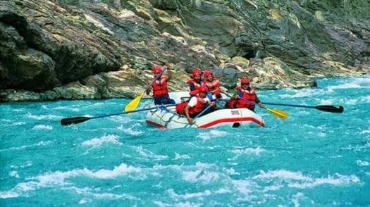 Rafting in Kashmir